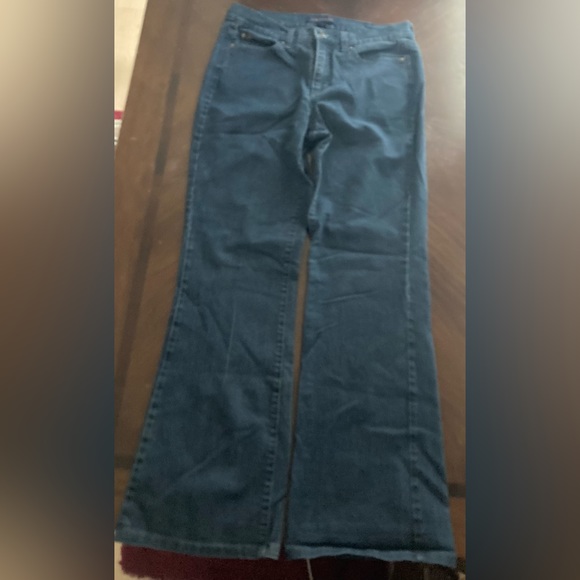 Ladies Size 8 Average Jean Star Dark Denim Jeans - Picture 10 of 16